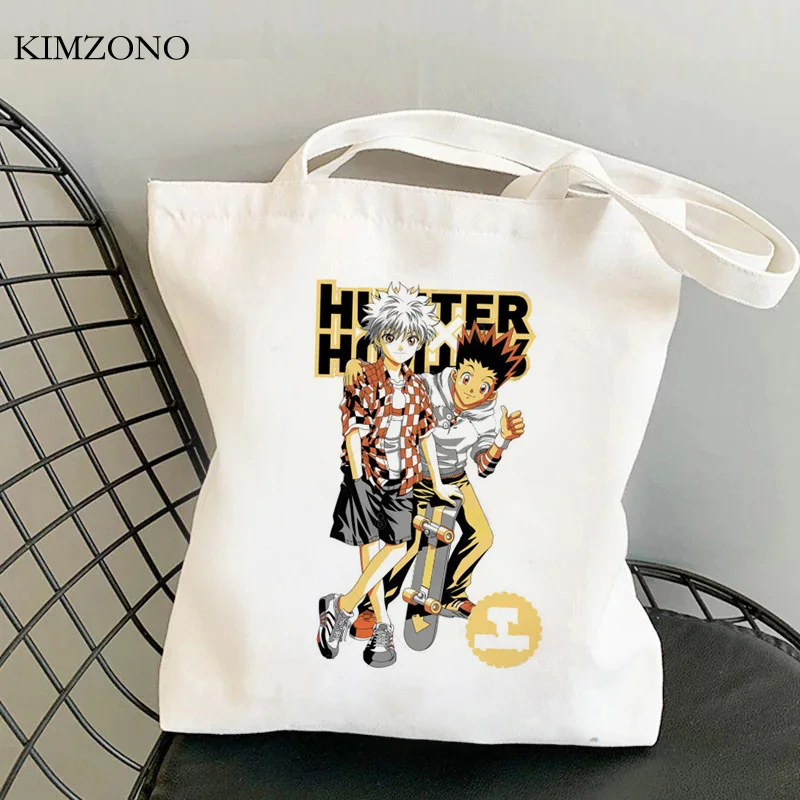 

Hunter x Hunter shopping bag jute bag shopper tote bolsas de tela bolsa handbag bag woven ecobag foldable shoping grab