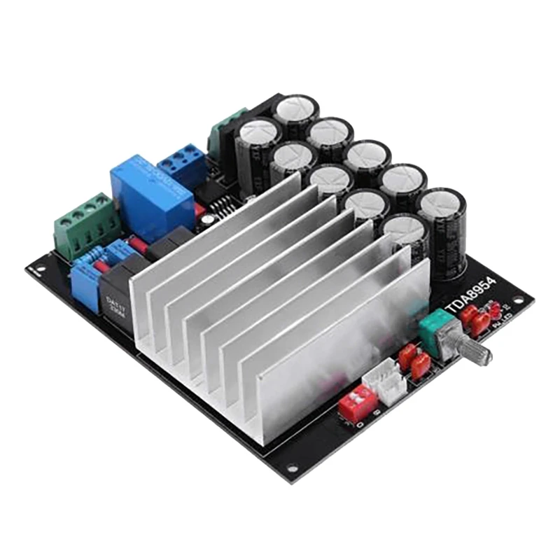 

TDA8954 Dual Channel Audio Amplifier Board 210W+210W Class D Stereo 2.0 High Power TAD8954TH Digital Audio Amplifier
