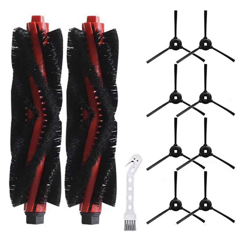 

For Lefant Robot Vacuum Accessories Kit 8Pcs Side Brushes, 2Pcs Roller Brush For M571 M200 M201 T700 Vacuum Cleaner