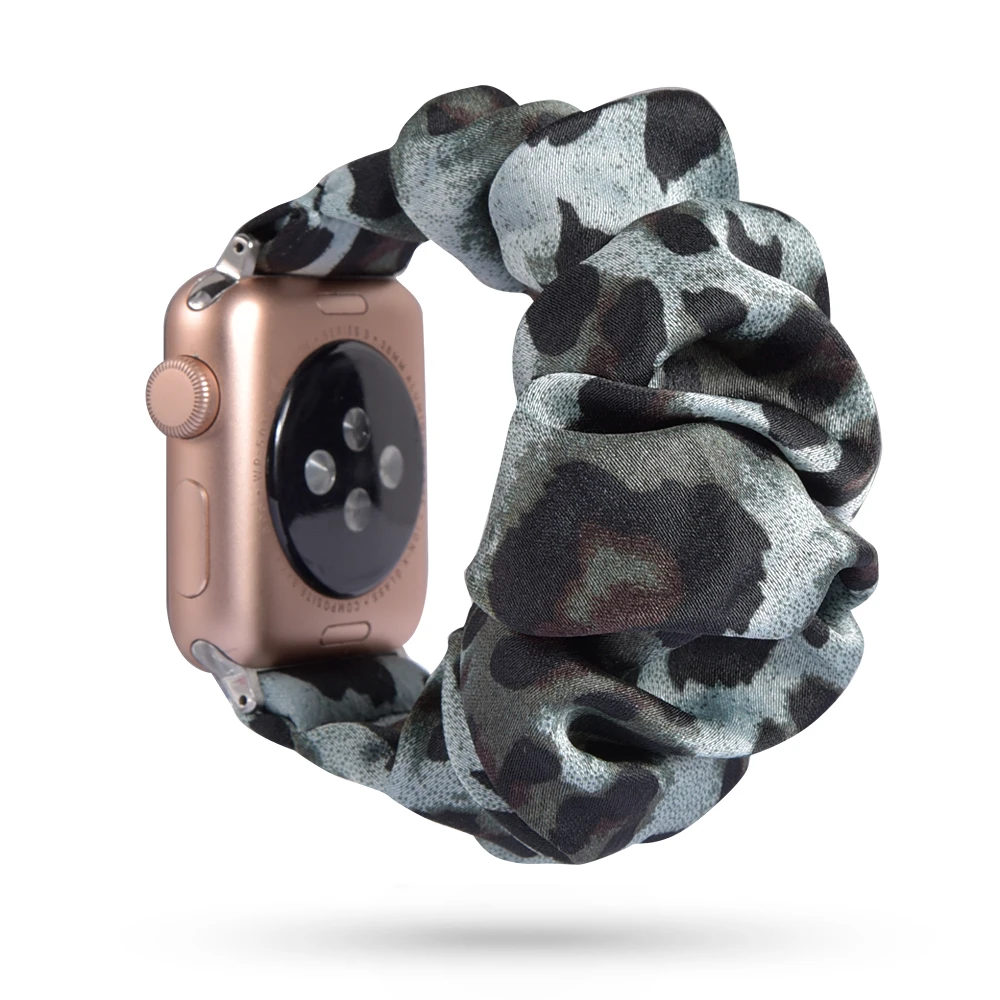 Растягивающийся эластичный ремешок для часов Apple Watch 38 мм/40 мм 42 мм/44 мм Повседневный женский браслет для девочек для iwatch - Цвет ремешка: 61