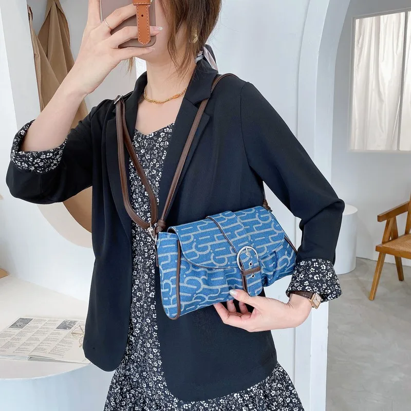 

Large Capacity 2021 New Trendy Shoulder Bags High Quality Calfskin Travel Women's Handbag Classic Japanese Ladies Messenger Bags