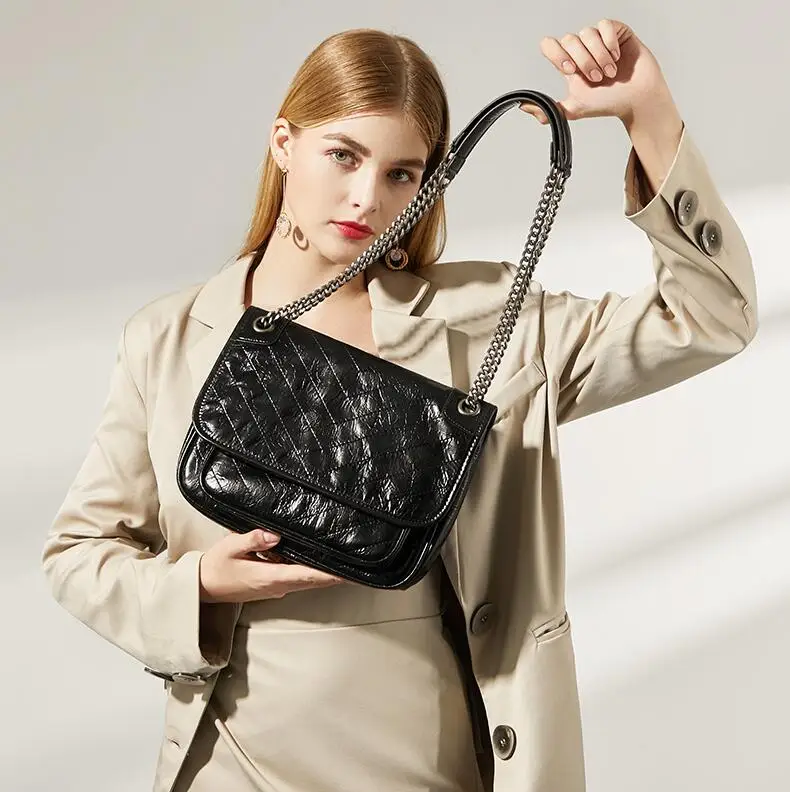 

CHSANATO Brand Designer Handbags High Quality Women Famous Brand Shoulder Bag Luxury Crossbody Bags Cowhide Leather Purses