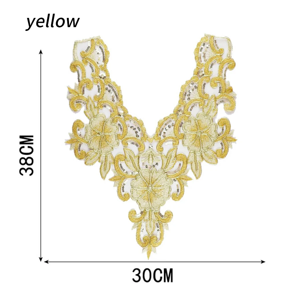 Кружевная одежда аксессуары вышивка кружевная ткань наклейки этническая