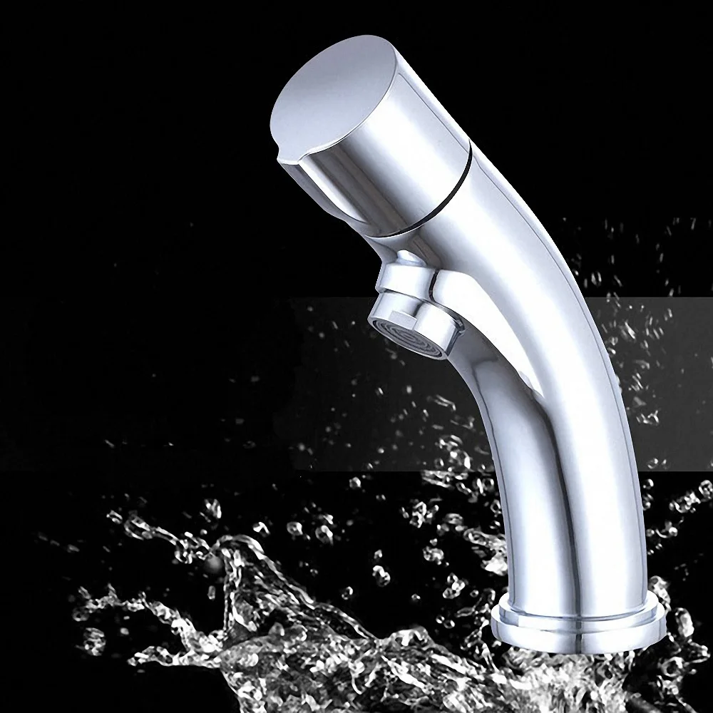 Быстро открывающийся кран для ванной комнаты латунный раковины на бортике с