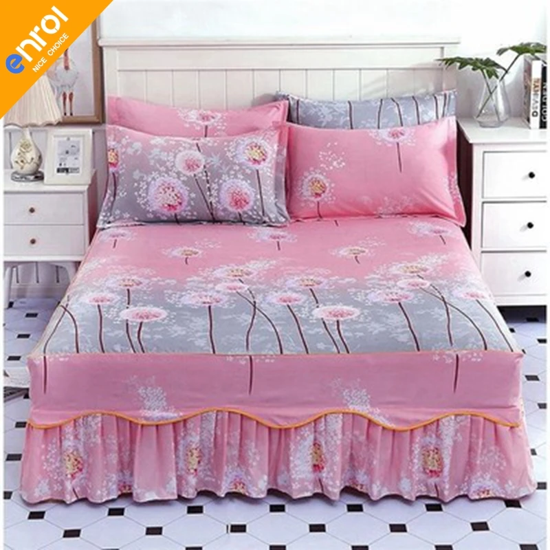 Удобное покрывало с цветочным рисунком для простыней кружевная простыня спальни