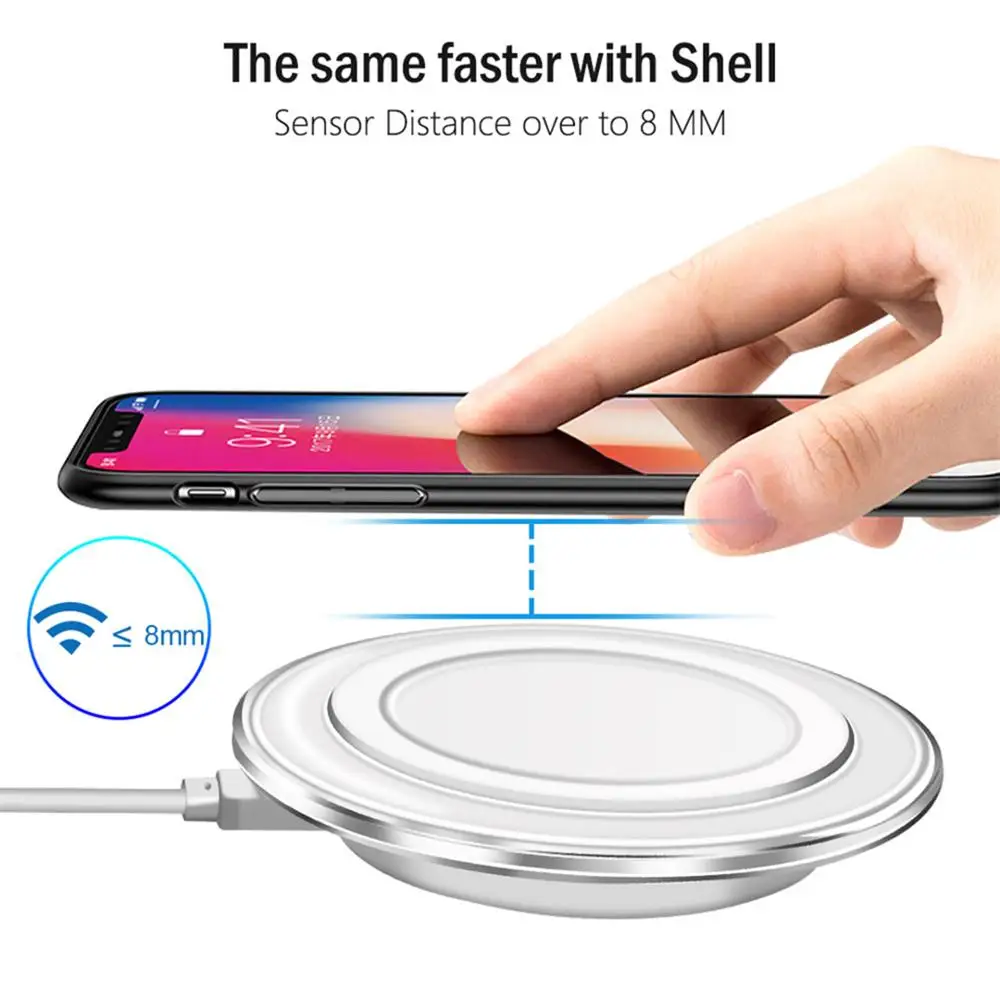 qi wireless charging kit charger adapter receptor receiver pad coil type c micro usb kit for iphone 5 s 6s 6 7plus xiaomi huawei free global shipping