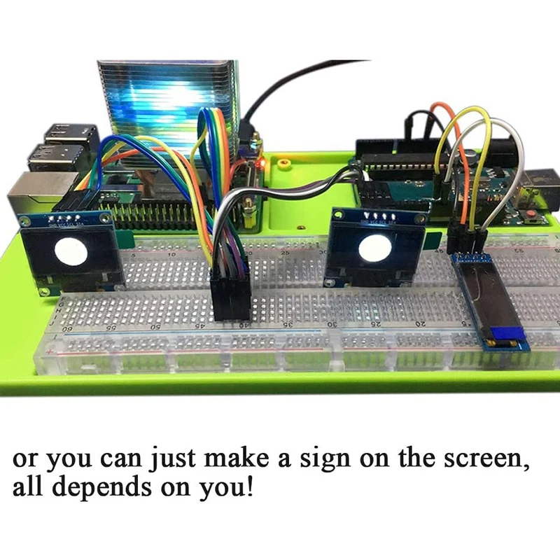 

5PCS 0.96 Inch OLED Module 128X64 White SSD1306 Driver IIC Serial Display Board Module for Arduino,Beagle Bone Black