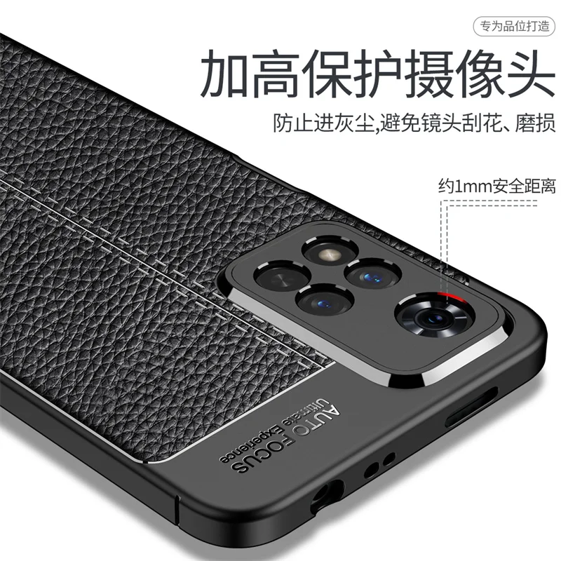 For Xiaomi Redmi Note 11 Pro Plus 5G Case Cover Redmi Note 11S 11 Pro Plus 5G TPU Soft Leather Fundas Redmi Note 11 Pro Plus 5G