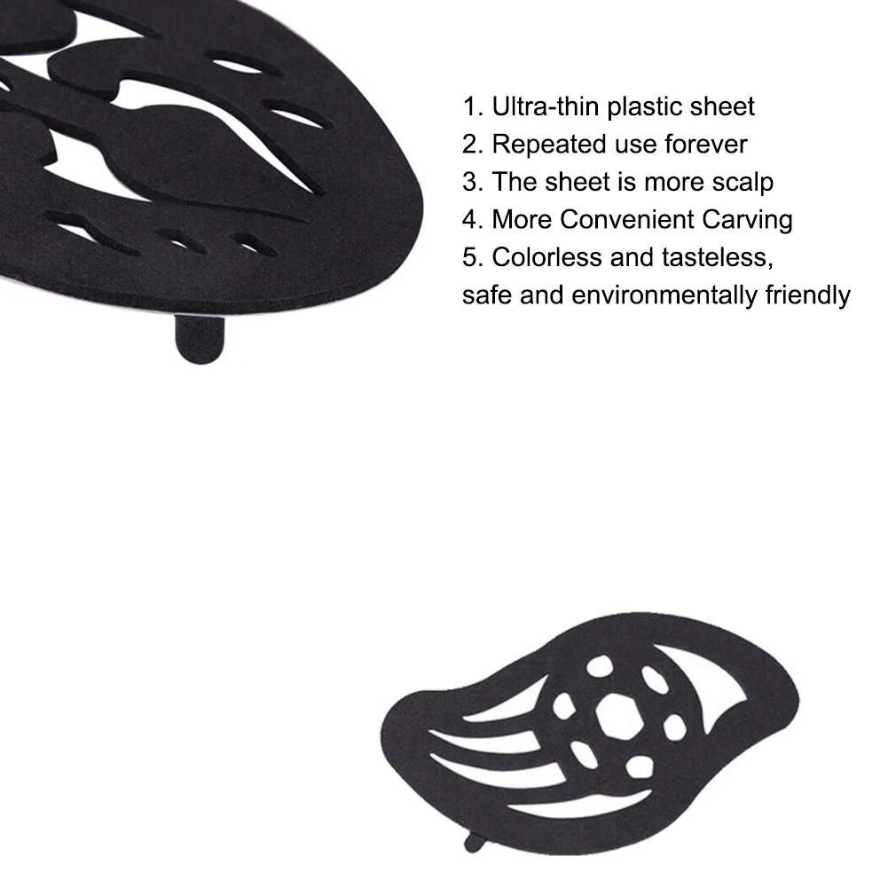 25 pcs Hair stencil for tattoos carved hairs men patterns salon Barber tool High Quality |