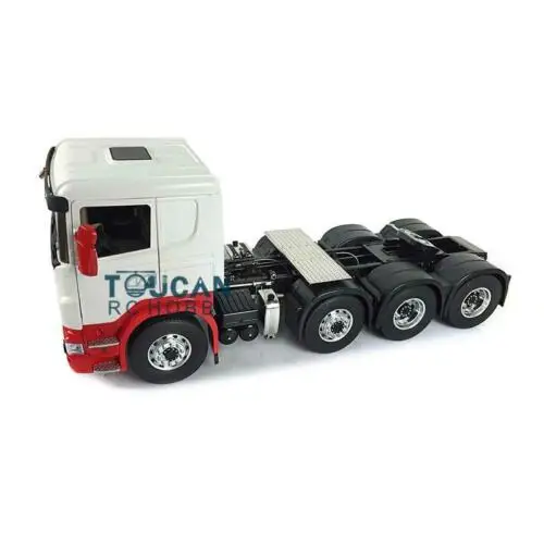 LESU 1/14 металлический шасси Sca 8*8 RC трактор грузовик модель Hercules кабина Tmy
