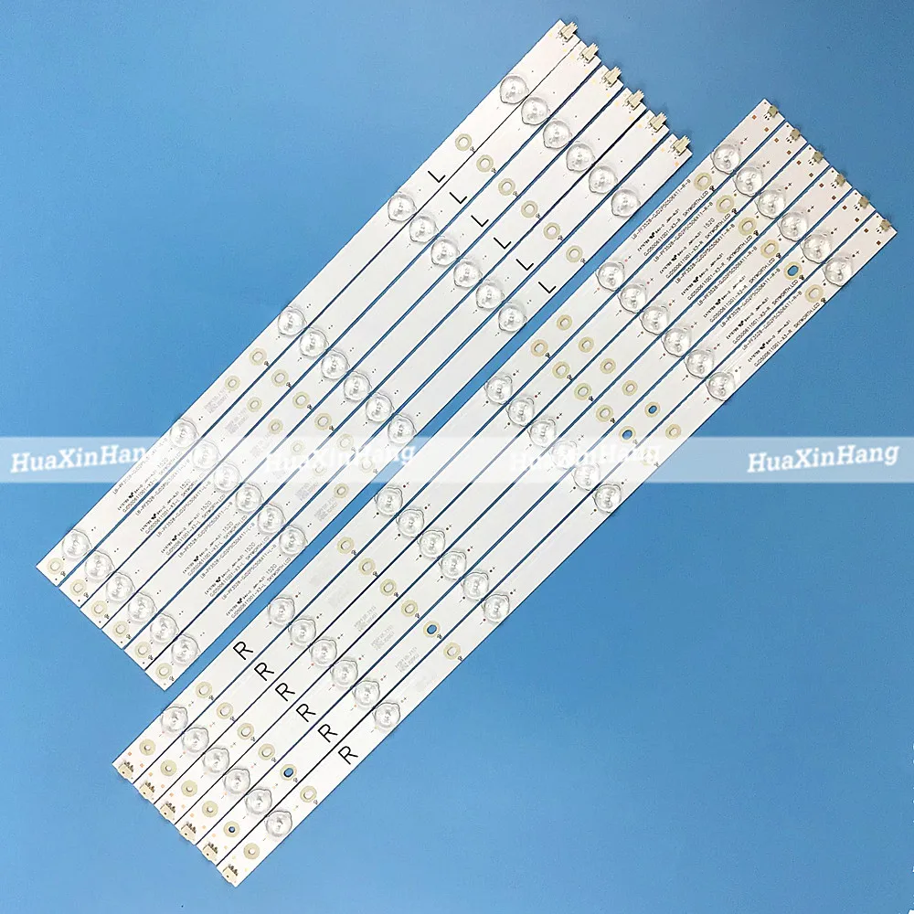 

990mm 12piece/Set LED Backlight Strip For AOC 50" TV LD50V02S LB-PF3528-GJD2P5C506X11 R L H B TPT500J1-HVN07 50PFF5655/T3 T5002S