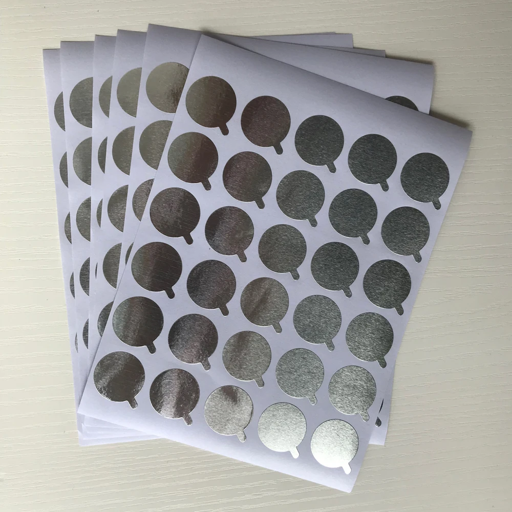 1500 шт. фольгированных наклеек-точек для клея одноразовых бумажных наращивания ресниц круглый камень жадеитовой обложкой.