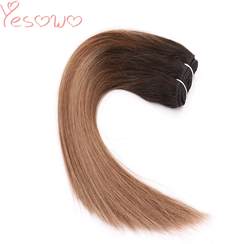 Волосы double Drawn человеческие волнистые волосы для наращивания 100 г 1b/6/27 # дешевые