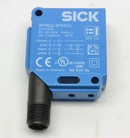wtb12 3p2411 sick background suppression 10 30v dc 600mm rectangular small photoelectric sensor for steel conveying line