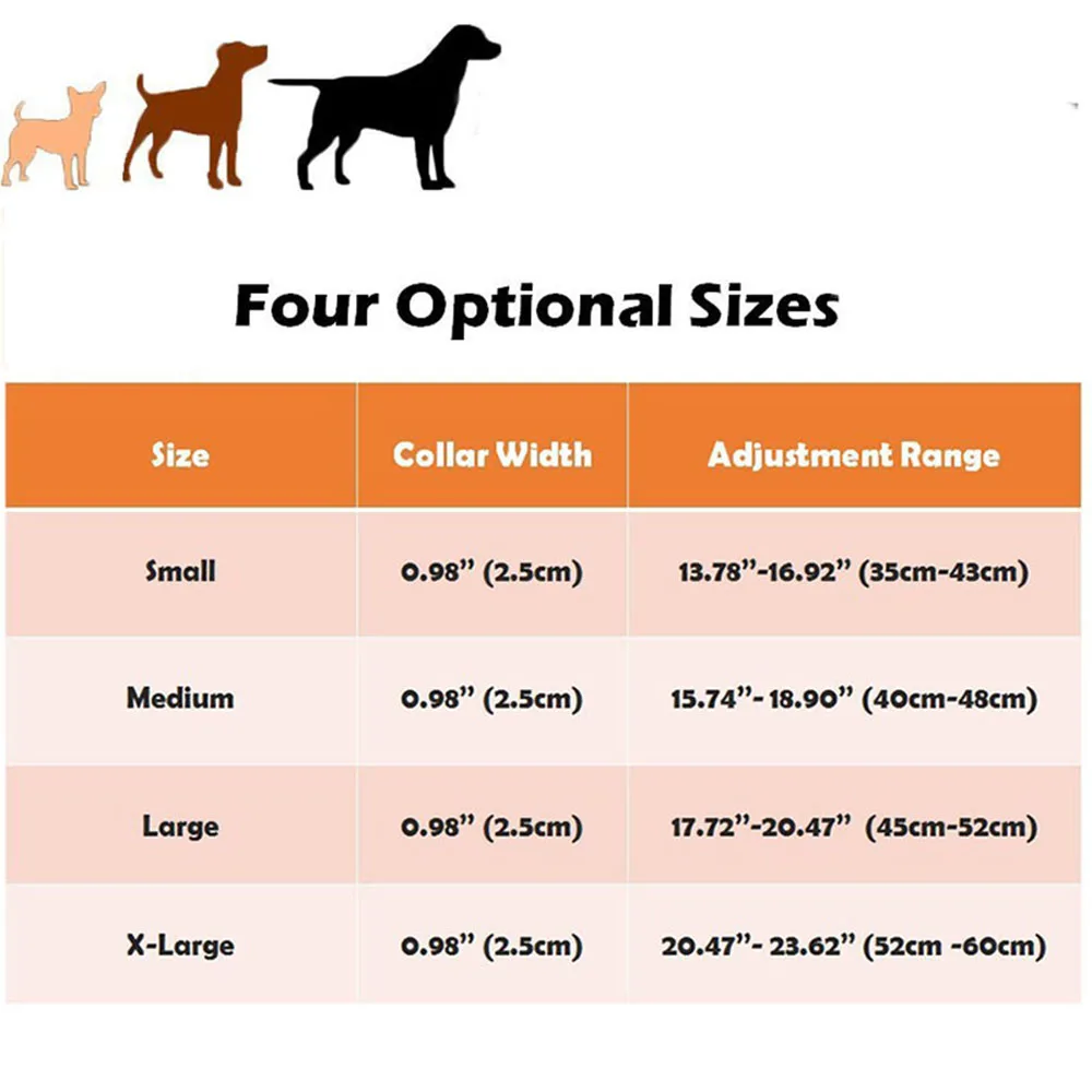 

LED Dog Collar Nylon Night Safety Flashing Glow Pet Dog Collar with Zebra Pattern Luminous Light Collar for Small Big Dogs