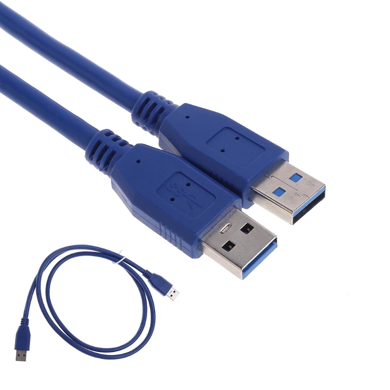 1 м синий Hi Скорость USB 3 0 Тип A Разъем Папа папа адаптер кабель удлинитель для