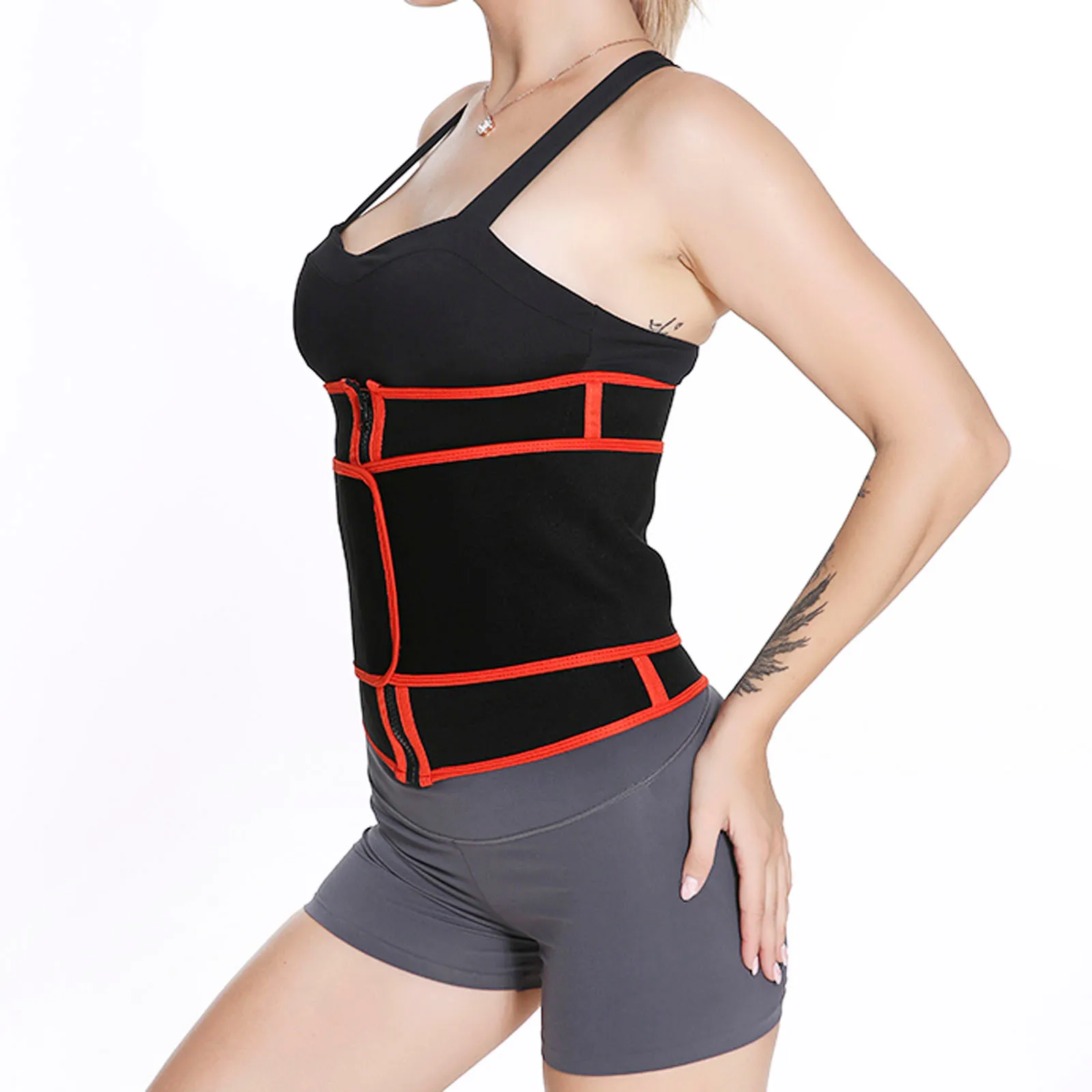 

Women Waist Trainer Belt Tummy Control Waist Cincher Trimmer Sauna Sweat Workout Girdle Slim Belly Band Sport Girdle