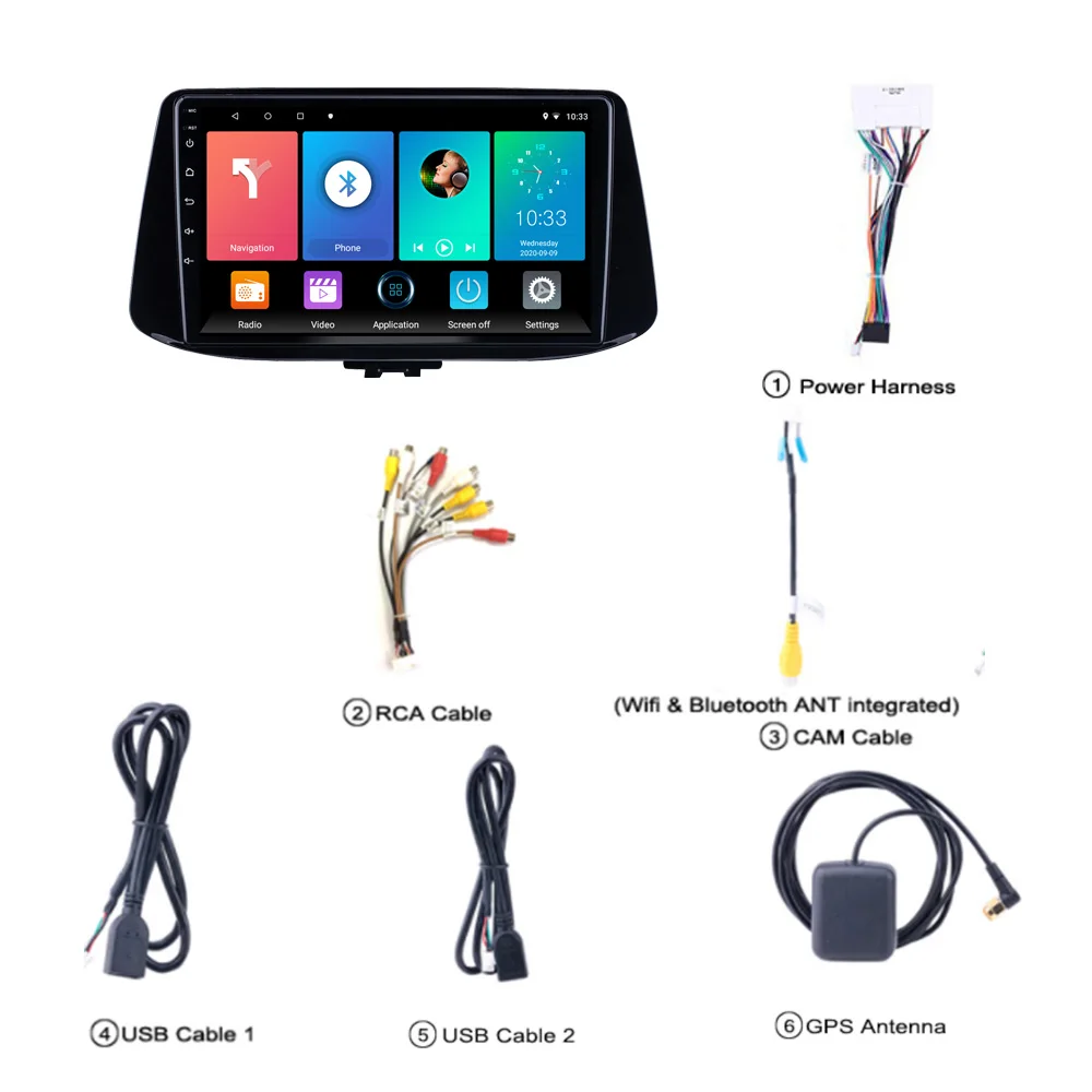 

Eastereggs For Hyundai i30 2017 2018 2.5D 9 inch screen Android 8.1 CAR gps Navigation Radio Car multimedia video Player