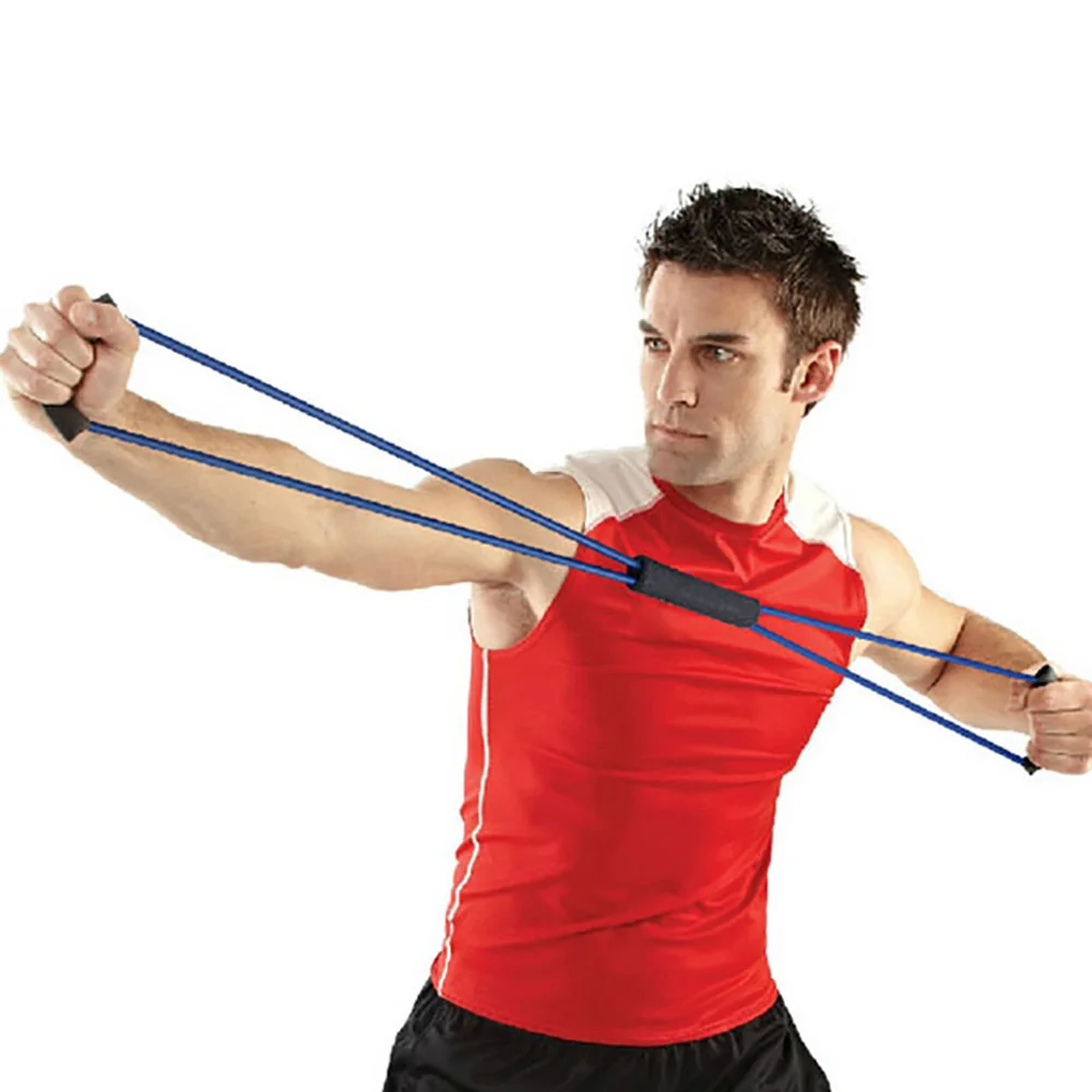 Эспандер для фитнеса 8 слов эластичный тренажер тренировок в тренажерном