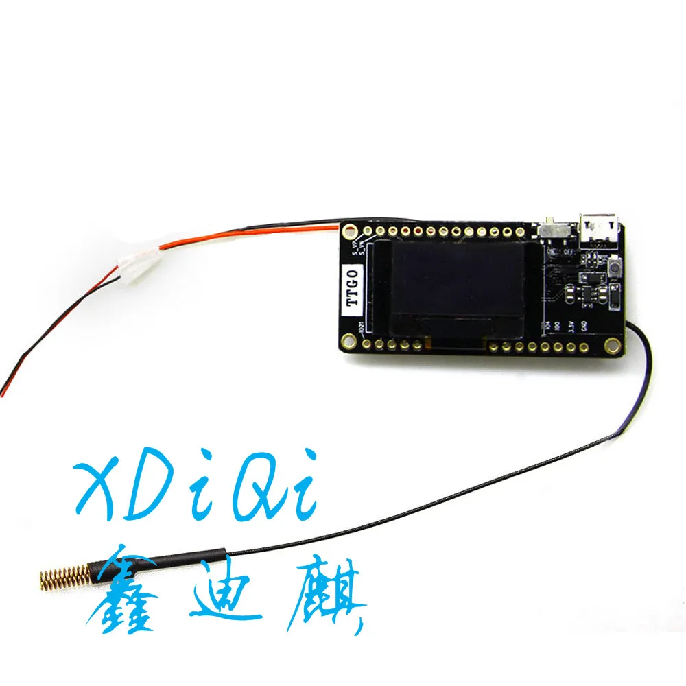 1 Pcs TTGO LORA32 V2.0 433/868/915Mhz ESP32 LoRa OLED 0.96 Inch SD Card Blue Display ESP-32 WIFI Bluetooth Module | Электроника