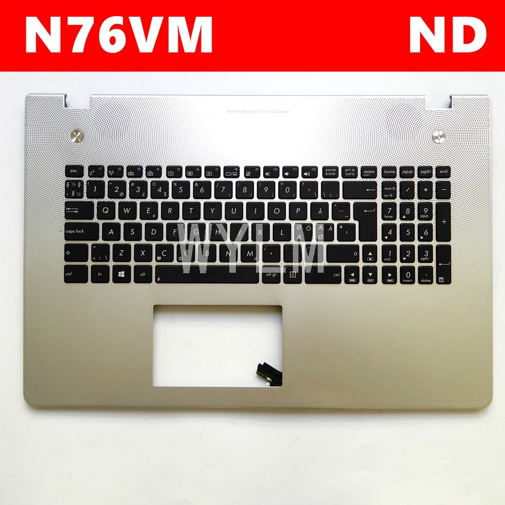 

N76VM For ASUS N76V N76VM N76VJ N76VZ N76VB Bilingual laptop keyboard frame C case external