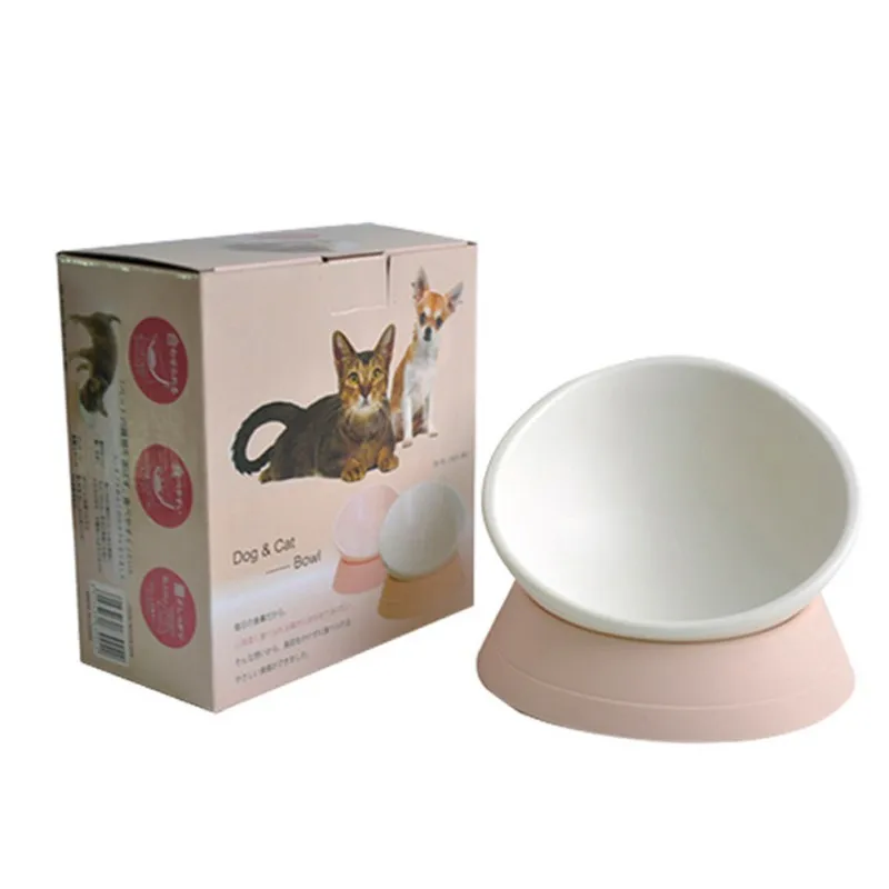 

Non-Slip Single Cat Bowl Dog Bowl With Stand Pet Feeding Cat Water Bowl For Cats For Dogs Feeder
