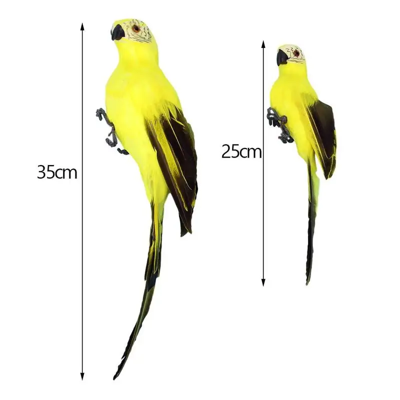 25/35 см имитация попугая креативная фигурка газона реквизит животного садовые