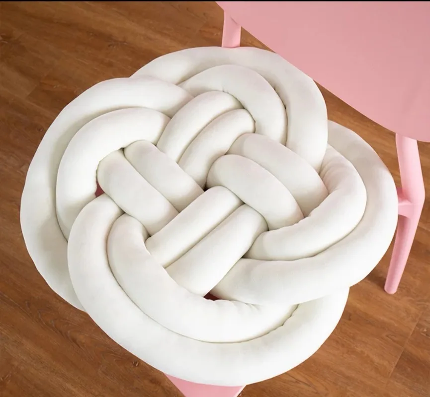 Современное искусство роскошный шерстяной трикотаж подушки известный бренд