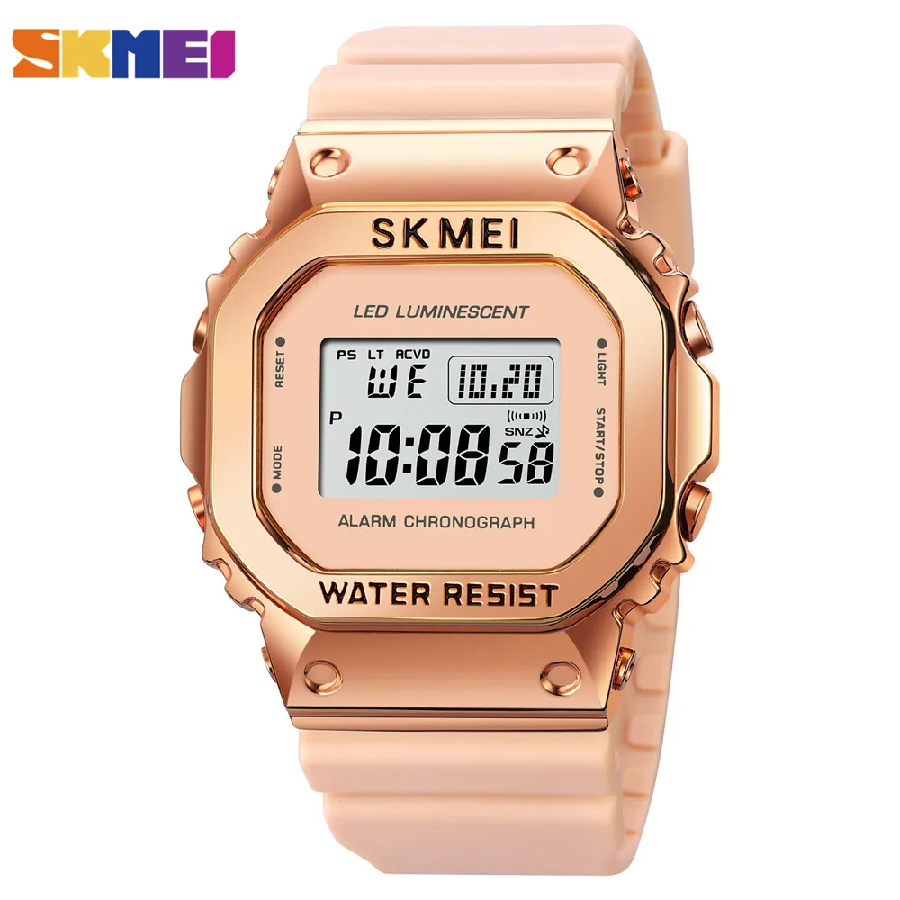 

SKMEI Fashion LED Light Digital Sport Watch Men 3Bar Waterproof Chrono Alarm Watches Date Week Clock Watch reloj hombre 1851