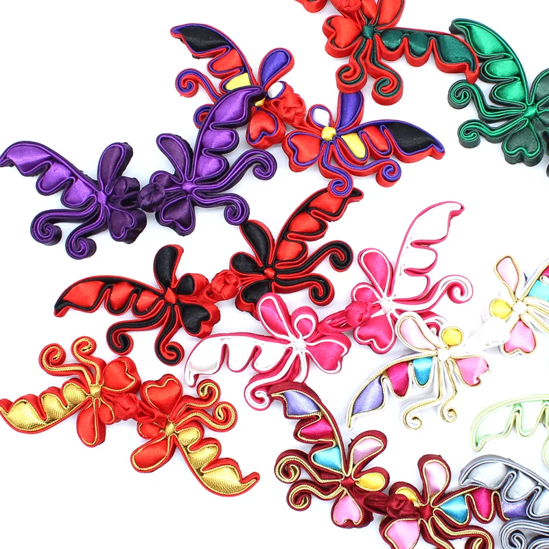 Ципао для костюма Тан 1 пара винтажные пуговицы застежка с китайским узлом в