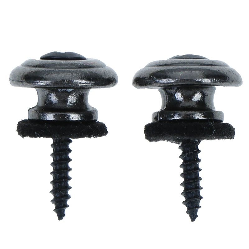 

1 Pair Mushroom Head Electric Guitar Strap Buttons Locks with Mounting Screws