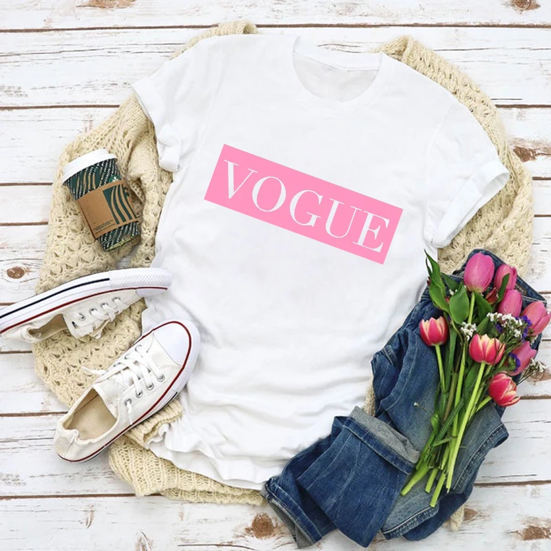 Женская летняя футболка с коротким рукавом и принтом|Футболки| |