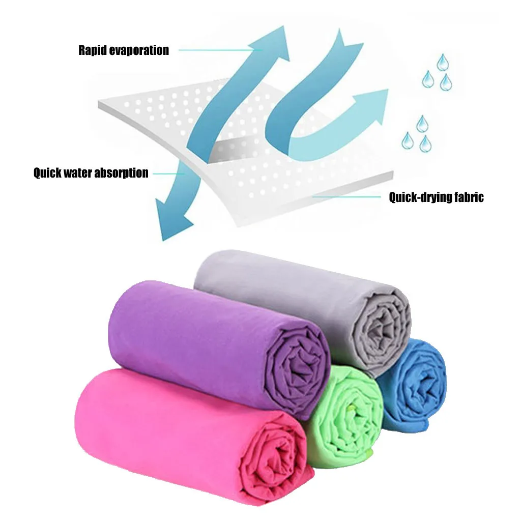 

Quick Drying Towel Traveling Outdoor Gym Cold Sensation Fitness Yoga Towels Rapid Cooling Sports Swimming Towels Polyester Cloth