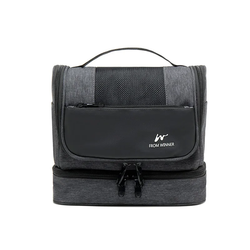 Женская двухслойная большая косметичка для путешествий водонепроницаемый милый