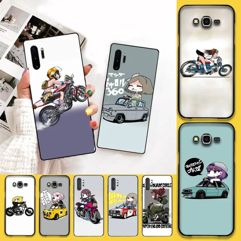 Мягкий чехол для телефона HPCHCJHM из ТПУ с мультяшным локомотивным рисунком Samsung Galaxy