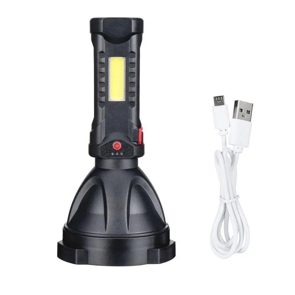 

Powerful LED Flashlight Built-in 18650 Battery USB Rechargeable Waterproof Shockproof Lamp High Power Flashlights Tactical Torch