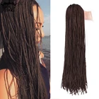 Длинные Синтетические косы Зизи 28 дюймов, прямые Разноцветные косы Зизи в коробке, волосы кроше для наращивания, розовые, фиолетовые, для женщин, для вечеринок