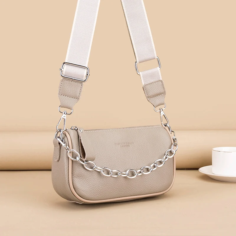 

Женская сумка из натуральной кожи, модные роскошные Брендовые женские сумки, высокое качество, сумка на плечо, дизайнерская женская сумка-м...