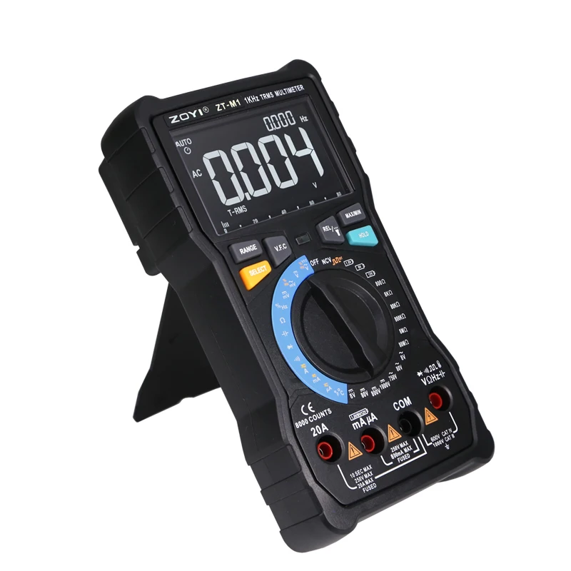 

Digital Multimeter transformer electric 8000 Counts True RMS Transistor Tester VFC Supported ZT-M1 transistor tester