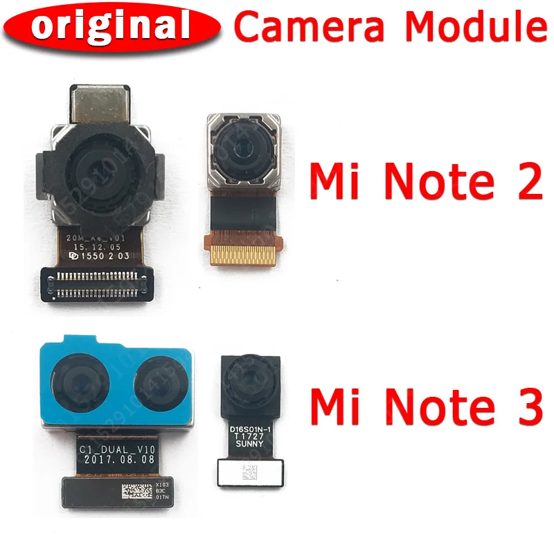 Оригинальная фронтальная задняя камера для Xiaomi Mi Note 2 3 Note2 Note3 модуль основной