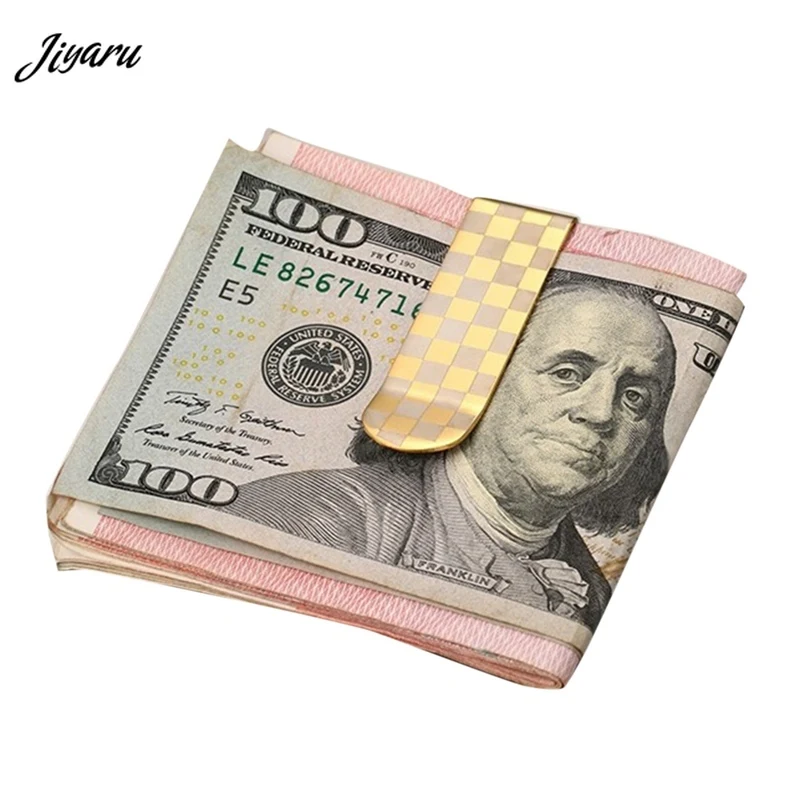 Jiyaru Горячая продажа Зажимы для денег денежный зажим держатель из нержавеющей