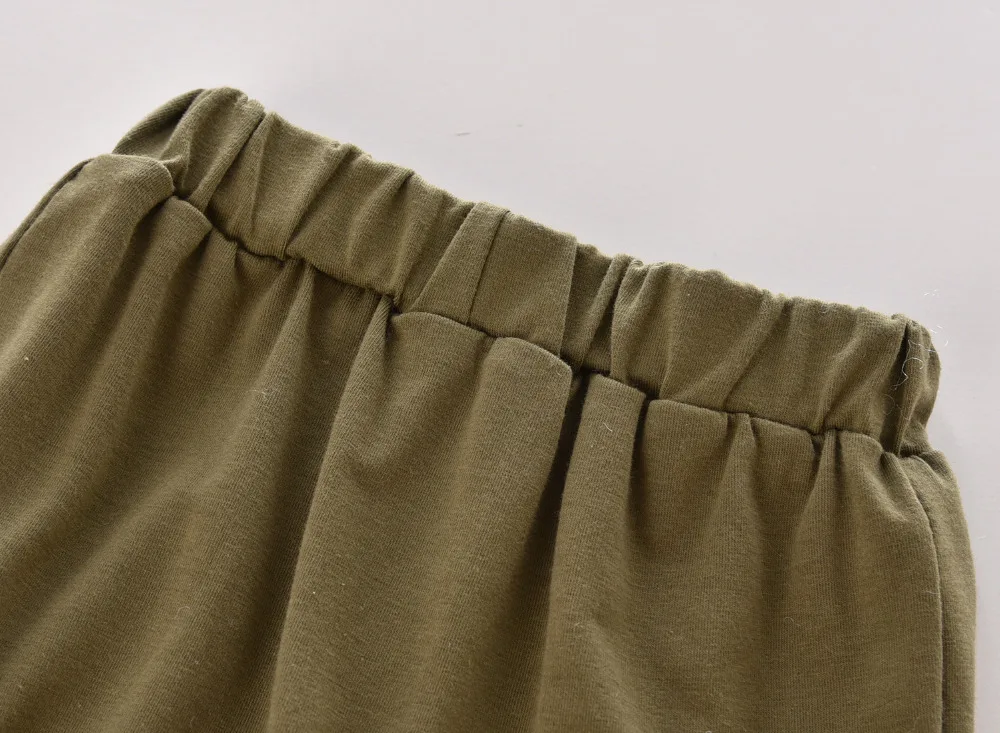 Одежда для младенцев Осенняя хлопковая футболка с длинными рукавами и надписью