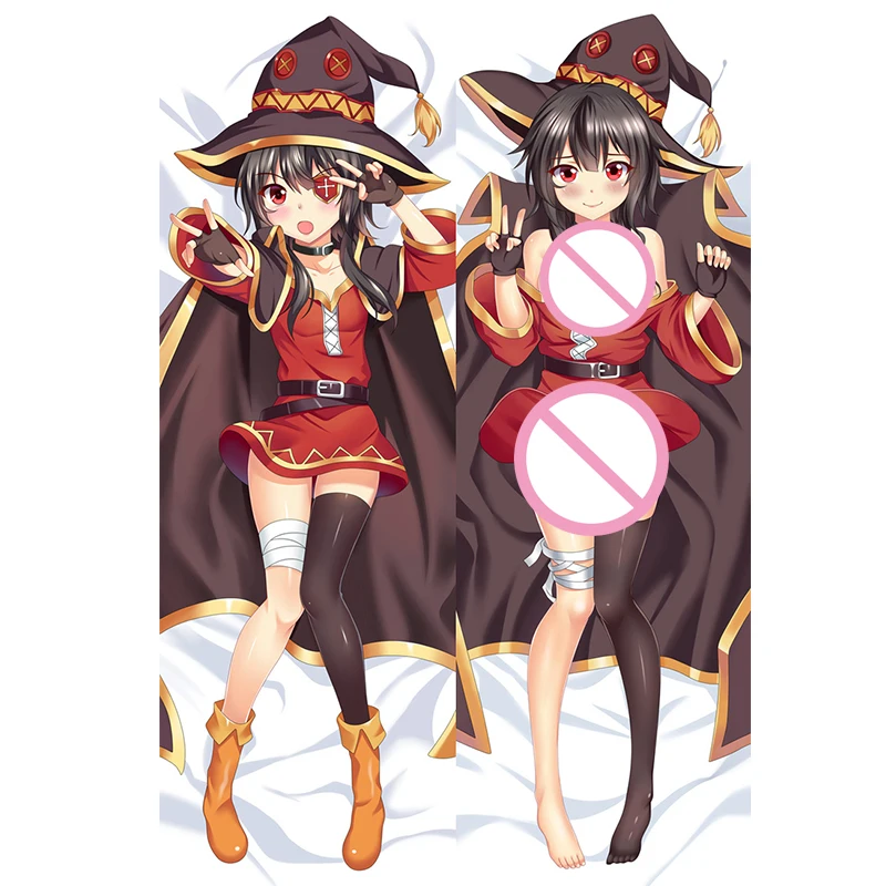 Konosuba Аниме Dakimakura Kawaii Мультфильм Megumin обнимающая подушка для тела Чехол