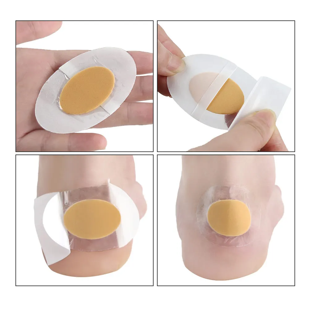 Наклейка пятки с защитой от истирания для женщин на каблуке и невидимые туфли