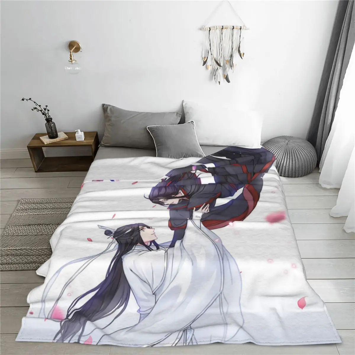 Одеяло Grandmaster Of Demonic Culture флисовое покрывало для спальни Lan Zhan Wei Wuxian Yaoi - купить по