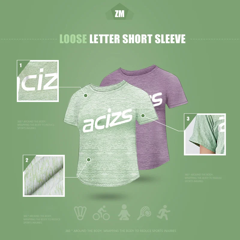 Yoga Set Female Thin Breathable Fitness Clothes Outdoor Gym Running Suit Workout Yoga Suit T-Shirt + Shorts Tracksuit Women