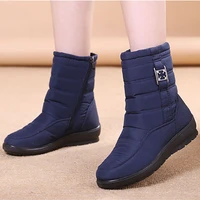 women boots 2021 new winter boots warm platform shoes snow botas de mujer waterproof wedge heel ankle boots female shoes