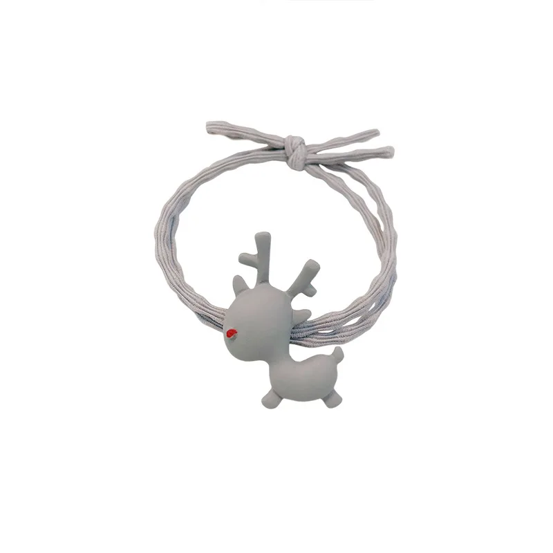 

Korean Alloy deer rubber band small fresh adult hair accessories cute girl hair ring hair accessories kids headwear