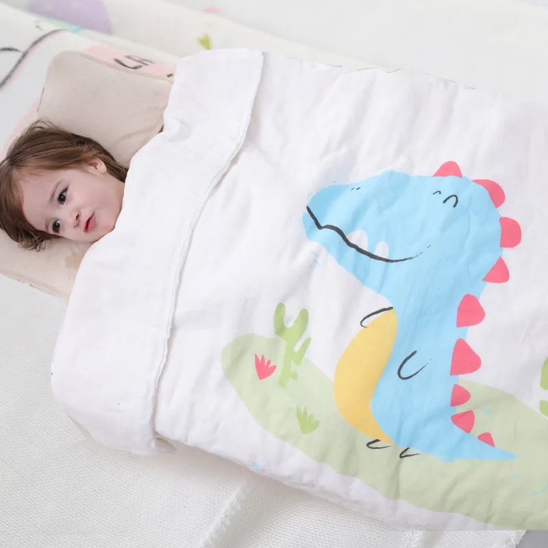 Банный халат для новорожденных 2 4 6 слоев хлопковая накидка с капюшоном