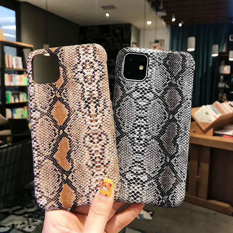 Чехол для телефона TRODINO iPhone 11 Pro Max XR X Xs текстурный чехол со змеиным узором 7 8 6 6s Plus